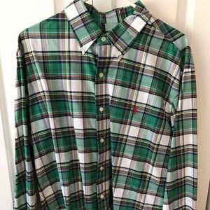Ralph Lauren Polo Plaid Casual Dress Shirt